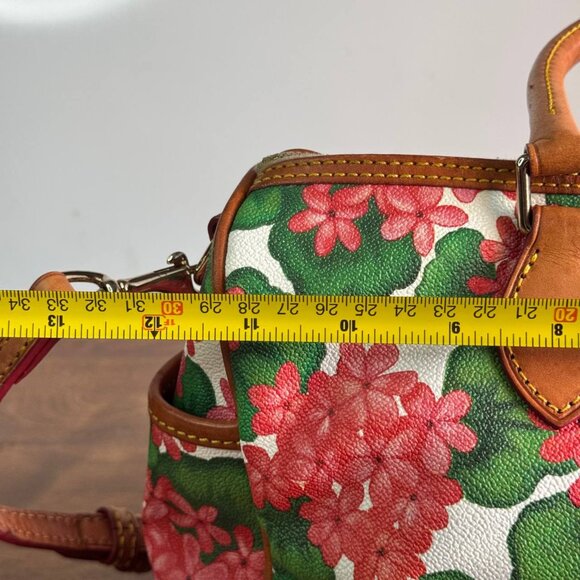 Dooney & Bourke Pink Hydrangea Medium Satchel Purse - Picture 13 of 14